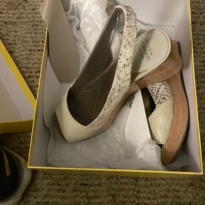 Joan and David wedge sandal